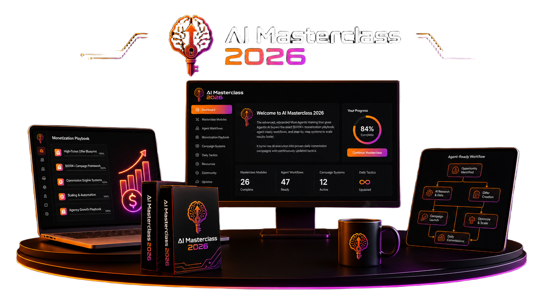 AI Masterclass 2026 bundle mockup