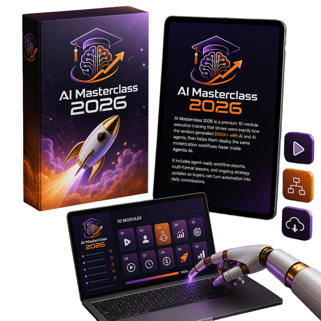AI Masterclass 2026 proof dashboard scene
