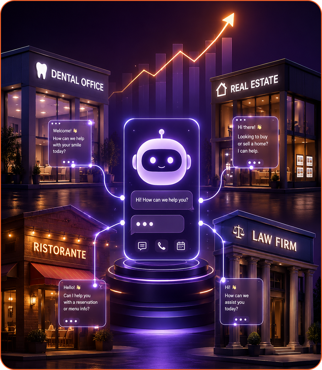 Local businesses using AI chatbots on their websites