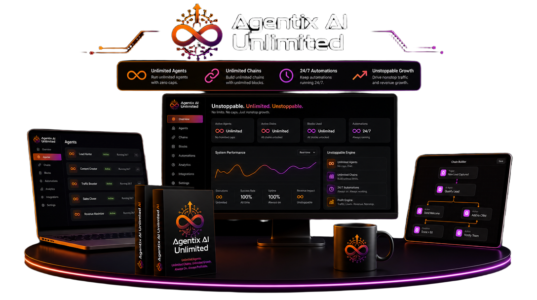 Agentix AI Agents 800-Hours Autopilot product mockup